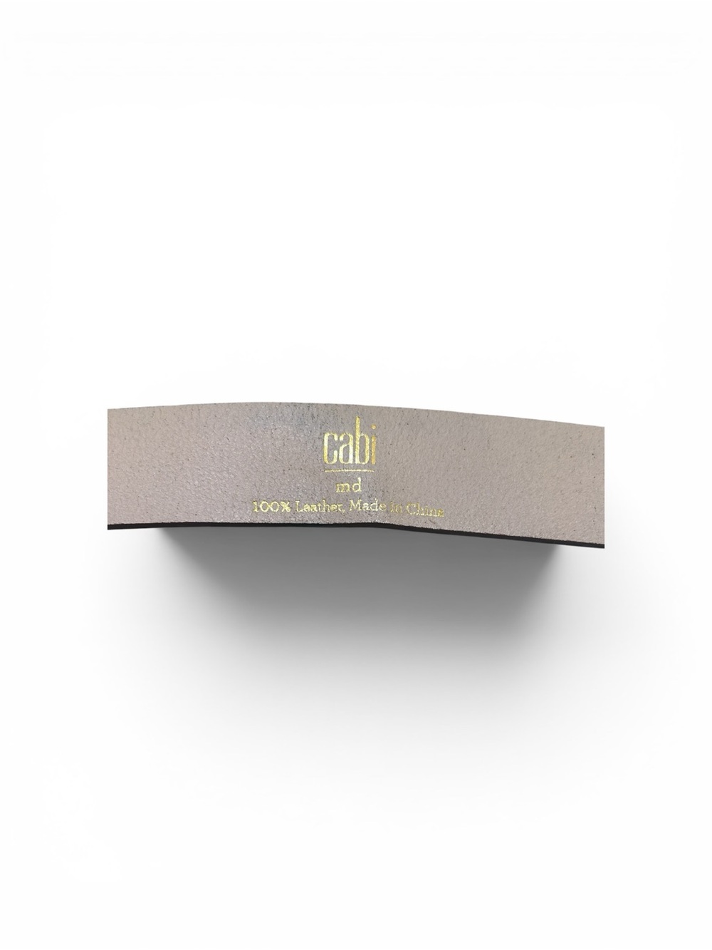CAbi Leopard Print leather Belt in Tan and Black with Brass square Buckle medium - Picture 6 of 7